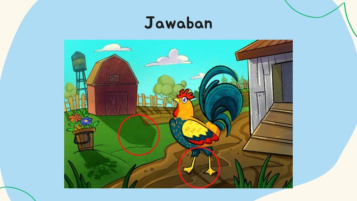 Ada beberapa objek yang tersembunyi pada teka-teki ini. Jika, kamu punya mata yang jeli pasti mudah menemukannya!