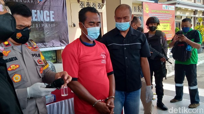 Bambang ditangkap Polres Klaten karena mencuri gabah petani