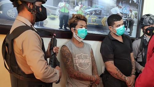 Dua pelaku pembacokan sadis di Padangsambian, Denpasar