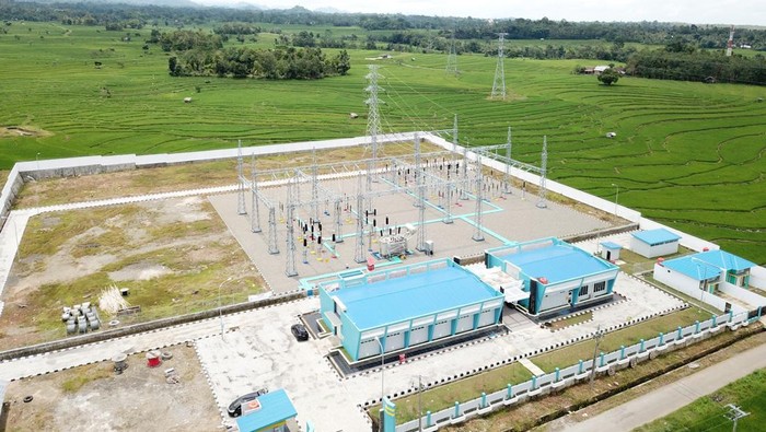 Gardu induk yang telah beroperasi