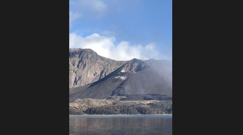 Pemandangan di Gunung Rinjani Lombok, Provinsi Nusa Tenggara Barat