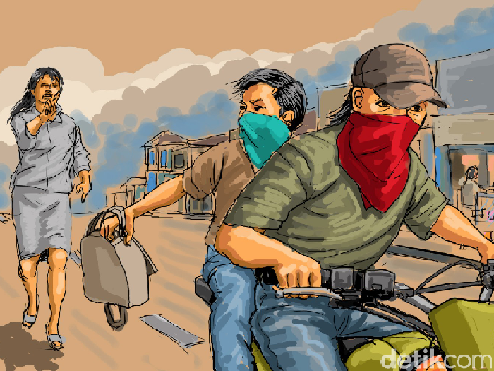 ilustrasi penjambretan
