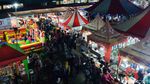 Jelang Lebaran, Warga Tumpah Ruah di Pasar Malam Pamulang