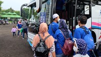 Para mitra terlihat sangat antusias menjalani ritual mudik menjelang hari raya usai terkendala selama 2 tahun akibat pandemi Covid-19.