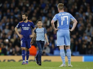 Duh, Duel Man City Vs Madrid Diganggu Dua Penerobos Lapangan