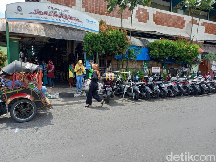 Pasar Beringharjo, Jogja, Rabu (27/4/2022).