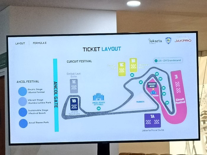 Pengumuman harga tiket Formula E (Tiara-detikcom)