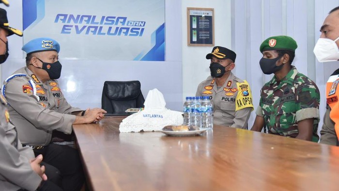 Propam Mabes Polri Cek Kesiapan Personel di Posyan Lamongan