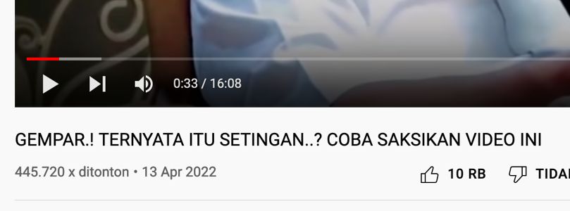 Screenshoot YouTube