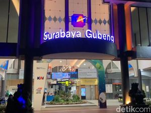 Di Stasiun Gubeng, Ini Jadwal Kereta Mudik Lebaran 2023 Surabaya-Jakarta