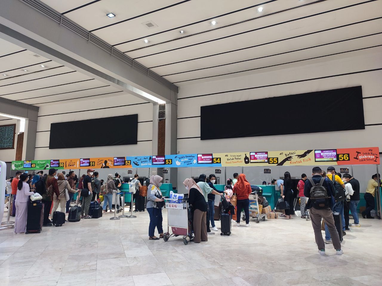 Suasana di Bandara Soetta H-5 Lebaran (Nahda-detikcom)