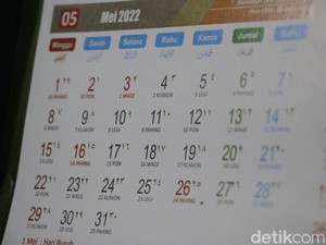 Usai Libur Lebaran, Masih Ada Tanggal Merah di Bulan Mei