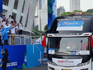 Telkom-Telkomsel Berangkatkan 1.170 Pemudik ke 39 Kota di Pulau Jawa