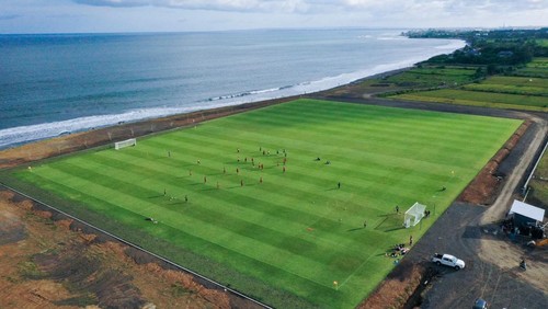 Training ground Bali United yang terletak di kawasan Pantai Purnama, Gianyar