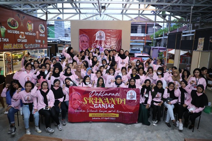 Acara deklarasi Dukung Ganjar Pranowo digelar di di Food Gallery Daratan, Kalibata