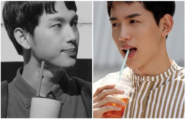 Im Siwan dan Jang Mi Kwan tak kalah mirip karena punya fitur wajah hingga potongan rambut yang mirip. Saking miripnya keduanya bisa disangka kakak adik. Foto: dok. Instagram