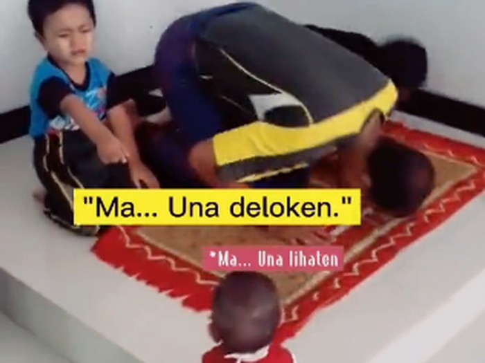 Bocah viral di media sosial. Bocah viral di media sosial.