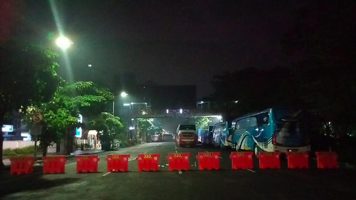 Bus-bus itu armada untuk program Mudik Gratis 2022.