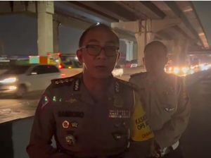 Lalin Padat, KM 47 Tol Jakarta-Cikampek Diberlakukan Contraflow Malam Ini
