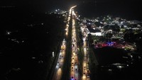 Hal itu guna mengurai kemacetan kendaraan para pemudik.