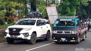 H-4 Lebaran, Arus Mudik di Jalur Nagreg Terpantau Padat Pagi Ini