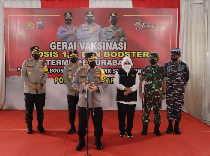 Kapolri Jenderal Polisi Listyo Sigit Prabowo cek beberapa titik persiapan mudik lebaran