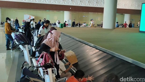 H-4 Lebaran pihak bandara YIA mencatat ada lebih dari 6 ribu penumpang yang turun pada Kamis (28/4/2022).