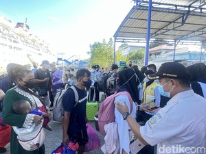 Membeludak, 2.907 Perantau dari Kalimantan-Malaysia Tiba di Parepare