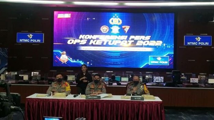 Konferensi pers persiapan arus balik (Karin-detikcom)