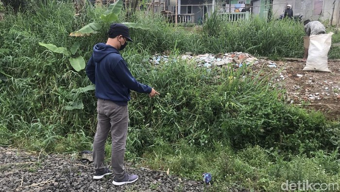 Lokasi pedagang kaki lima dibacok dua lelaki misterius