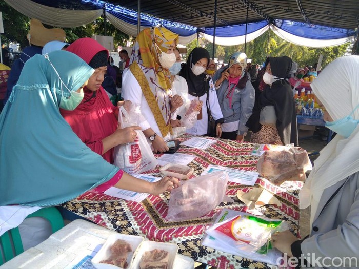 Pedagang daging sapi di Palembang