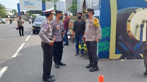 Posko Lebaran Polda NTB.