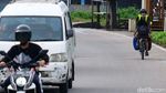 Bukan Kaleng-kaleng, Pria Ini Gowes Mudik Jakarta-Palembang Sendirian