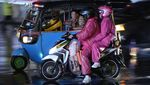 Ekspresi Pemudik Motor Saat Pulang Kampung Idul Fitri 1443 H