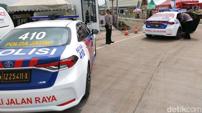 Situasi pengamanan di Tol Pandaan-Malang