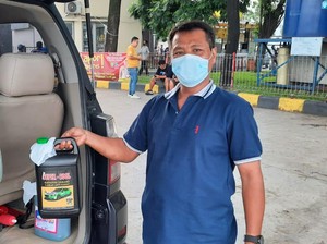 Cerita Pemudik Bawa 2 Jeriken Bensin, Jaga-jaga Kehabisan BBM di Jalan Tol