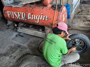 Ada Tambal Ban Gratis di Hutan Baluran, Pemudik Bisa Hubungi Nomor Ini