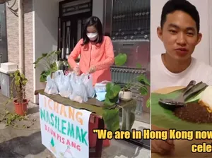YouTuber Jepang Ini Bagikan Nasi Lemak Gratis untuk Buka Puasa