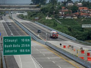 Arus Balik di GT Cileunyi, Kendaraan yang Melintas Menurun