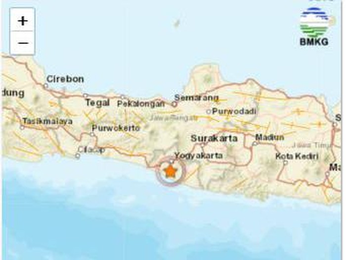Gempa darat M 1,7 di Bantul pada Jumat (29/4/2022)