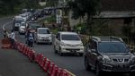 H-3 Lebaran, Lalu Lintas di Jalur Nagreg-Limbangan Terpantau Padat