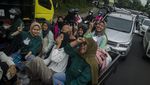 H-3 Lebaran, Lalu Lintas di Jalur Nagreg-Limbangan Terpantau Padat