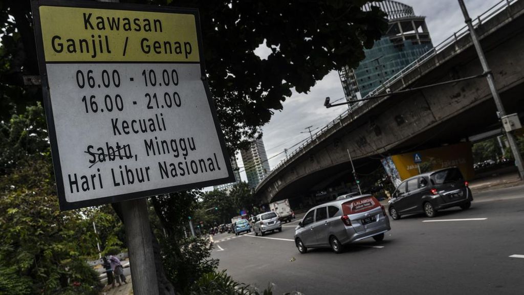 Diperluas, Ganjil Genap 25 Titik Jakarta Diberlakukan Mulai 6 Juni