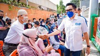 Ketua DPW PAN DKI Jakarta Eko Hendro Purnomo (Eko Patrio) mengatakan, di penghujung Ramadan ini PAN membuat gebrakan untuk kepentingan warga Jakarta dengan membuat pasar murah di enam wilayah DKI, Jumat, (29/4).
