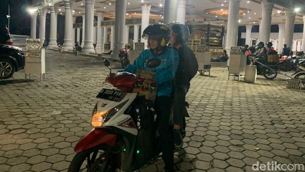 Pemudik asal Pekalongan.