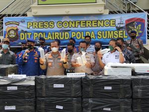 Polda Sumsel Gagalkan Penyelundupan Benur Rp 52 Miliar