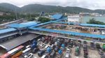 Potret Udara Antrean Kendaraan di Pelabuhan Merak Saat H-3 Lebaran