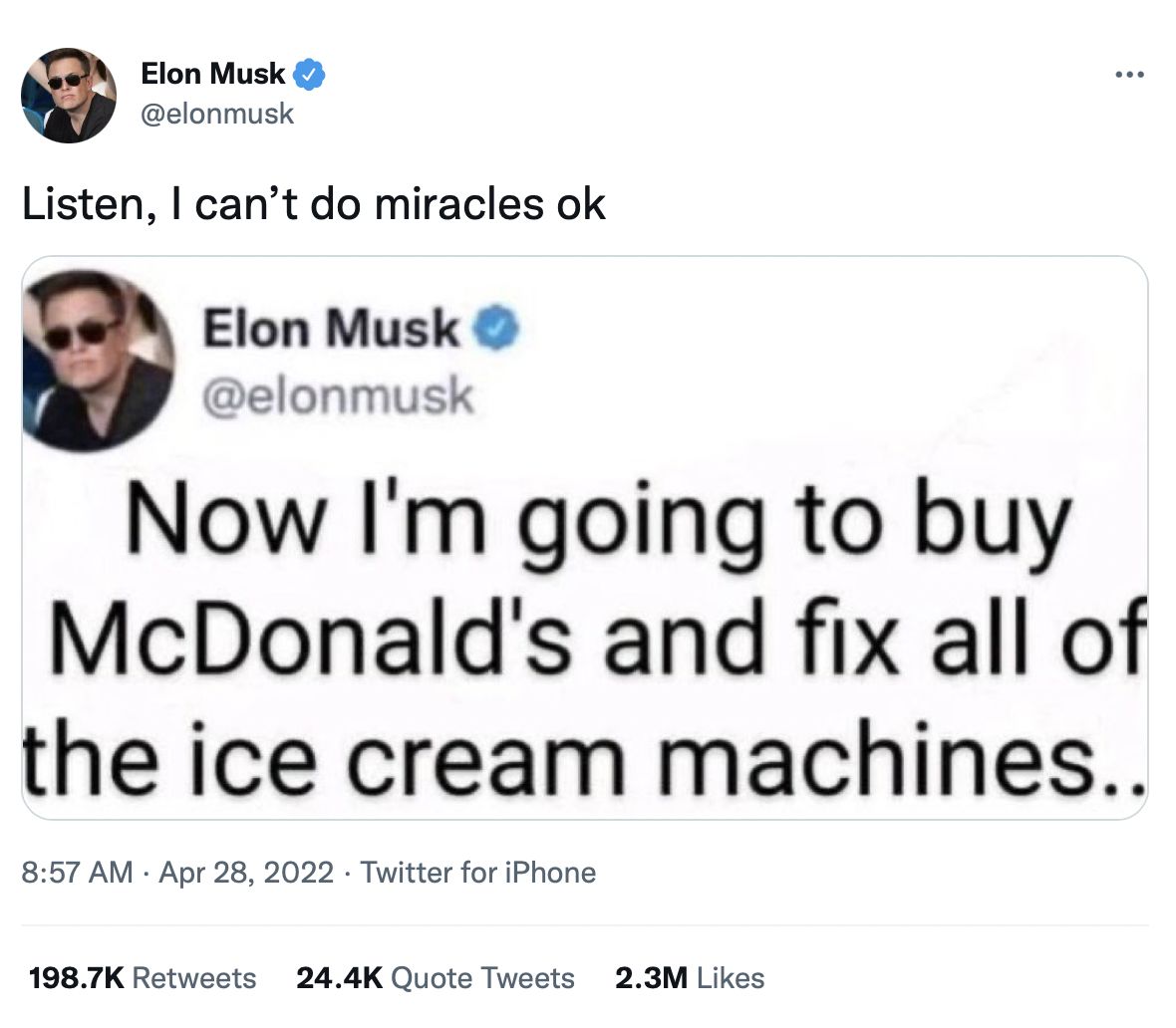 Setelah Twitter, Elon Musk Ingin Beli Coca-Cola dan McDonald's