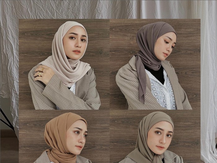 Tutorial hijab segiempat motif. Tutorial hijab segiempat motif.