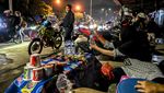 Warung Musiman Jadi Oase Pemudik Motor di Tengah Kemacetan